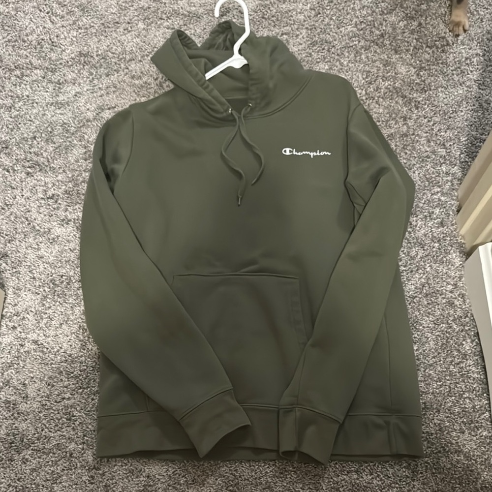 Champion Men's Forest Green Hoodie